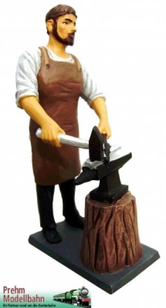 Prehm G 500509 - Schmied mit Amboss - Metallfigur
