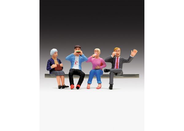 LGB 53008 Figuren-Set Speisewagenfiguren sitzend