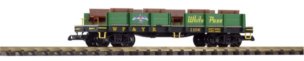 G-Aussichtswagen WP&YR mit Bänken / piko 38753