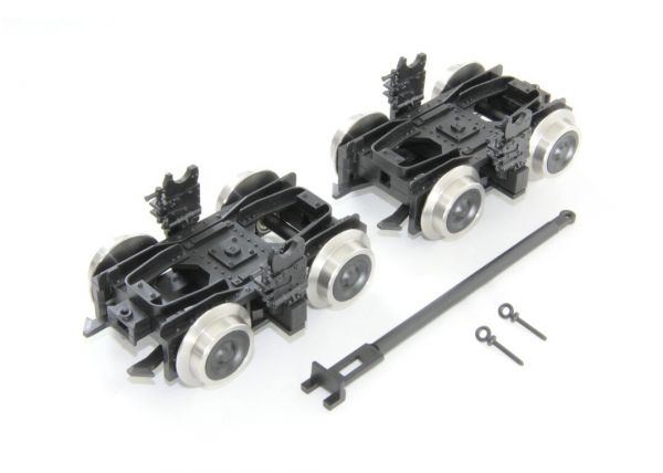 DR-Rollbock, 1 Paar, Modellbouw Boerman, grau